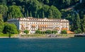 Villa d`Este on a sunny summer day, in Cernobbio, on Lake Como, Lombardy, Italy.